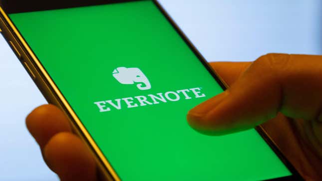 Image for article titled Evernote May Limit Free Users to Just 50 Notes