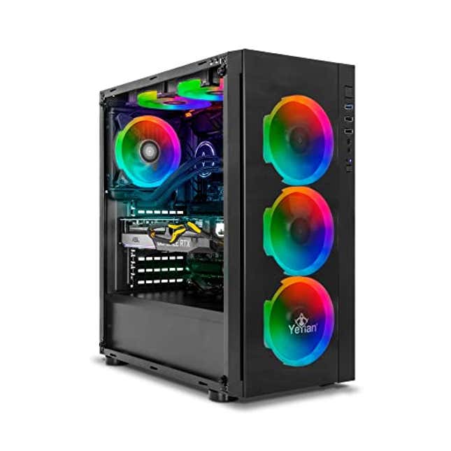 Image for article titled The YEYIAN Katana X21 Gaming PC is 38% Off Today