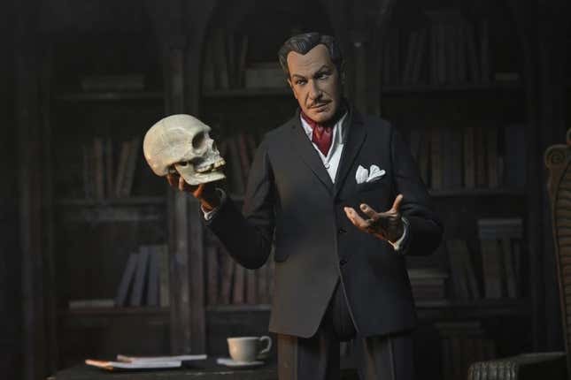 Image for article titled This Vincent Price Figure Comes With a Tiny Cookbook and True Fans Know Why