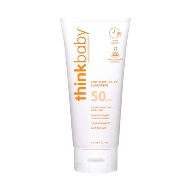 Image for article titled Thinkbaby SPF 50+ Baby Mineral Sunscreen, Now 20% Off