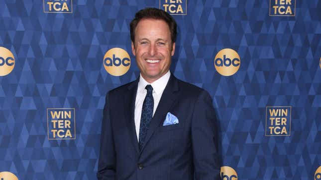 Host of “The Bachelor” Chris Harrison attends ABC’s Winter TCA 2020 Press Tour in Pasadena, California, on January 8, 2020.
