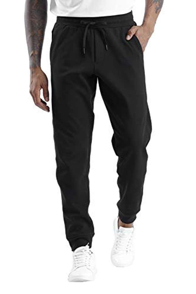 Image for article titled THE GYM PEOPLE Men&#39;s Fleece Joggers Pants with Deep Pockets Athletic Loose-fit Sweatpants for Workout, Now 31% Off