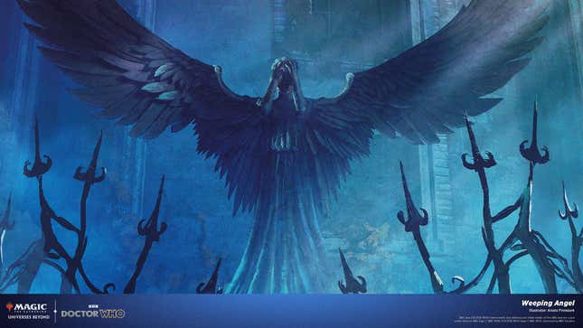 Image for article titled Get a Peek at Magic: The Gathering&#39;s New Doctor Who Set