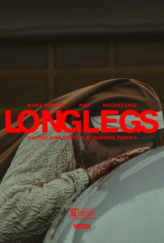 Image for article titled Longlegs&#39; Long-Awaited Teaser Oozes Slow-Burn Horror Mystery