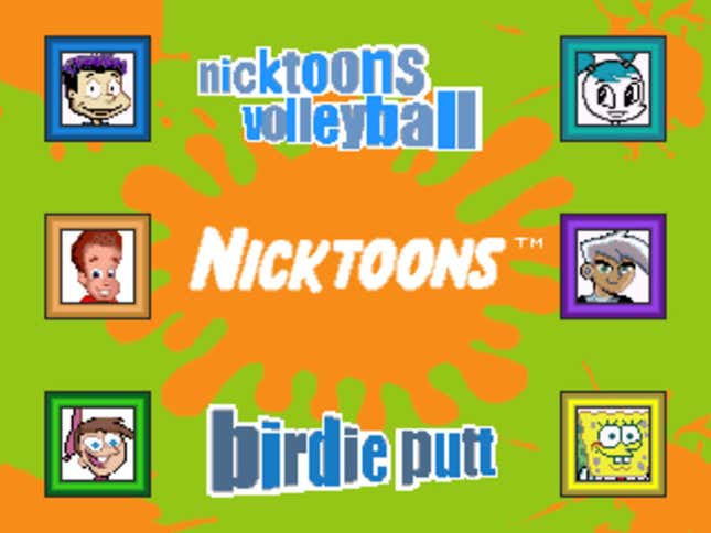 GameKey: Nicktoons - Nicktoons Volleyball / Birdie Putt Screenshots and ...