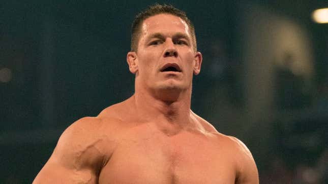 John Cena looking impatient