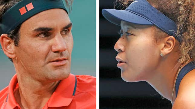 Federer vs. Osaka, a tale of two reactions