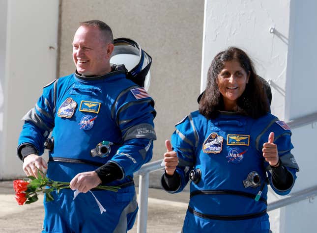 Image for article titled Watch live: The Boeing Starliner astronauts return to Earth after 9 months stuck in space