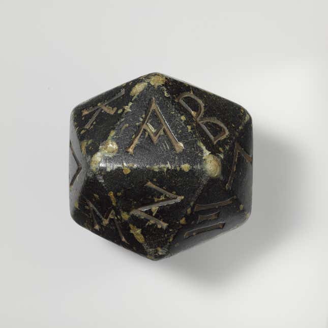 Icosahedron D20 Dice - 𓏞𓀀 Sesh Kemet Egyptian Scribe 𓆎𓅓𓏏𓊖