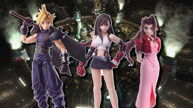 Los personajes de Final Fantasy VII se encuentran frente a Midgar.