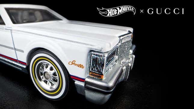 Image for article titled This $120 Gucci Cadillac Seville Hot Wheels Is The Standard Of The Diecast World