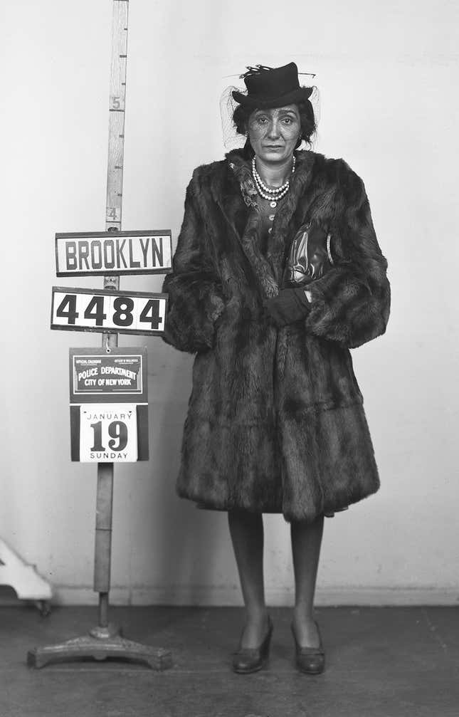 Old Brooklyn stand up mug shot