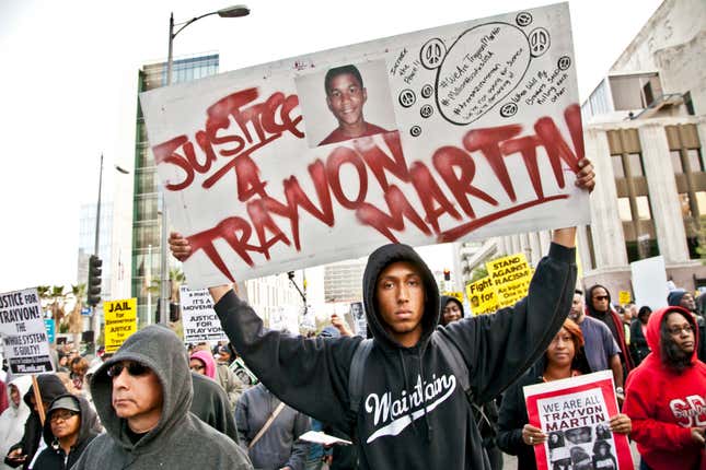 Hundreds of LA residents joined together for the 1 Miiliion Hoodie March for Trayvon Martin. The march started at Pershing Square in downtown L.A and ended at L.A. City Hall