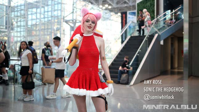 A cosplayer at Anime NYC 2024