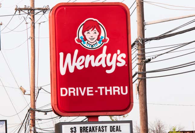 Wendy’s restaurant in Rutherford New Jersey.