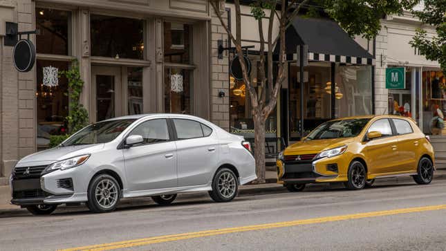 2021 Mitsubishi Mirage and Mirage G4