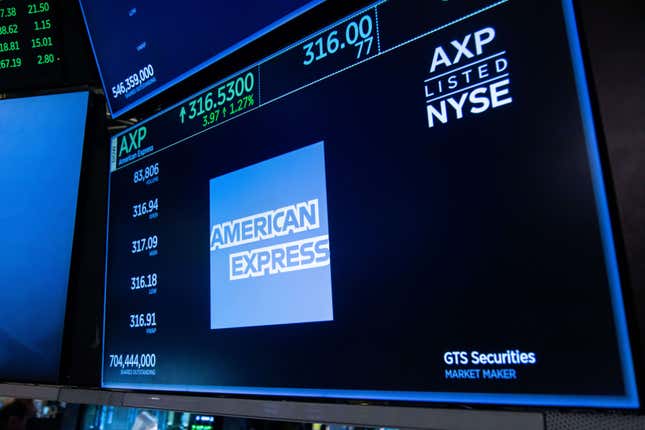 Image for article titled American Express sees record profits