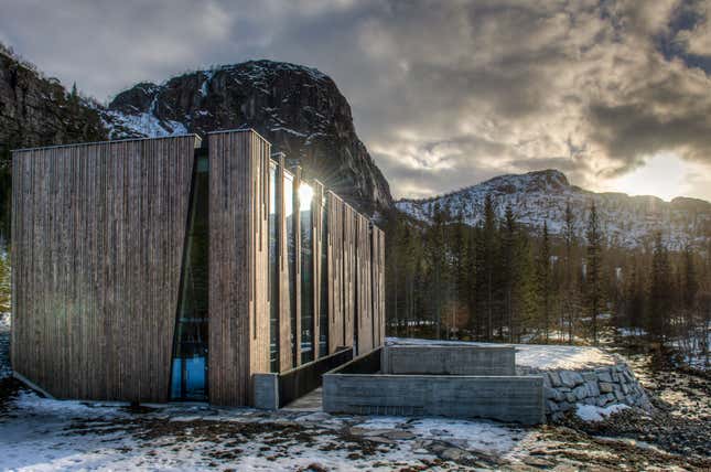 Image for article titled This Norwegian power station isn’t just green—it’s beautiful