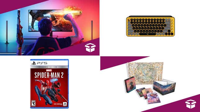 Image for article titled Best Gaming Deals on Amazon: Govee, Logitech, SpiderMan 2, Samsung Monitors, Dungeons and Dragons, and More