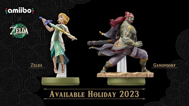 New Zelda And Ganondorf Tears Of The Kingdom Amiibo Will Release