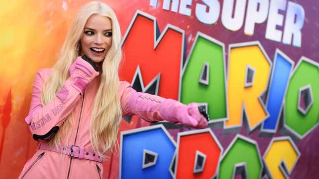 Anya Taylor-Joy, Jack Black Cosplay at Mario Movie Premiere