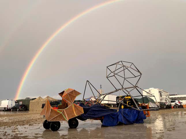 Image for article titled These Are The Most Screwed Cars At Burning Man