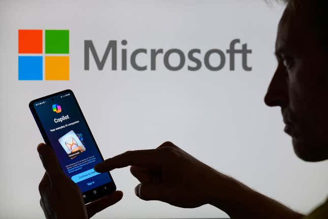 Image for article titled Microsoft has a plan to beat Apple and Google at AI. Here&#39;s how