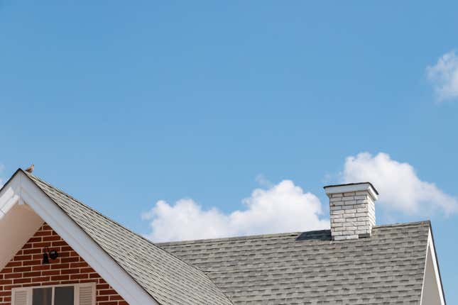 Roof of home