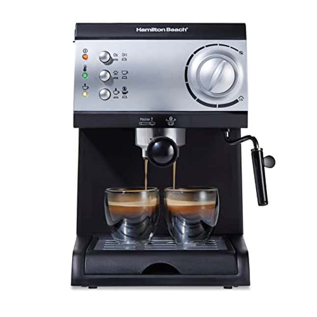 Image for article titled Enjoy Cafe Quality Drinks at Home with the Hamilton Beach 15 Bar Espresso Machine, 20% Off Today