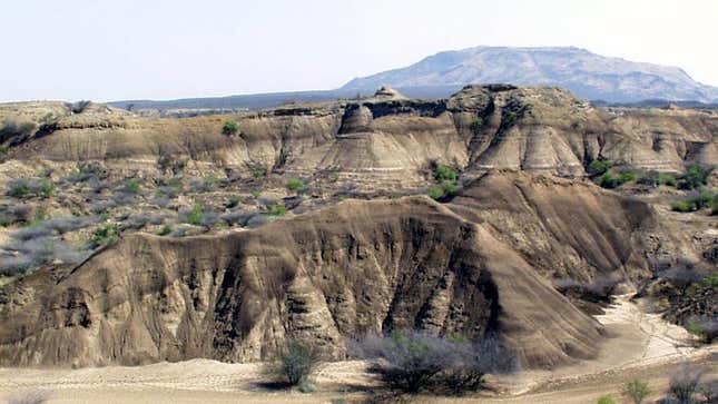 Rock formations near where Kibish Omo I was found.