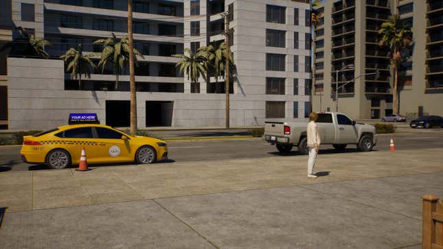 Two cars on the street in inZOI.