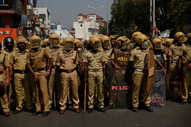 The strike was called by the Sabarimala Karma Samithi, an umbrella organisation of Hindu groups on Jan. 03.