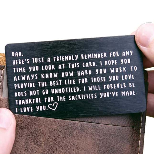 Wallet Card for Dad, Now 19% Off