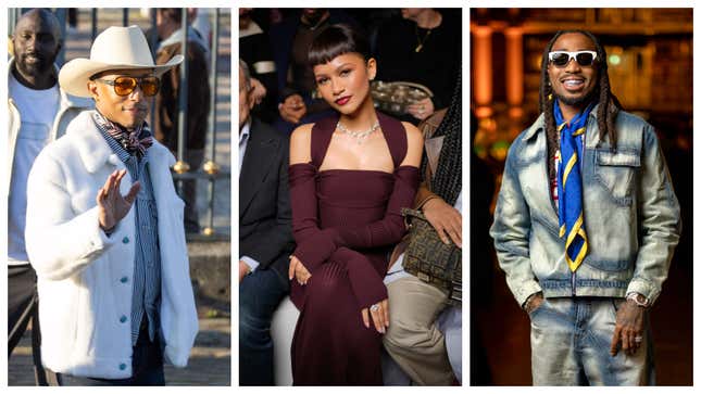 Image for article titled More Black Celebs Are Slaying at Paris and Milan Fashion Week 2024