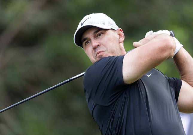 February 4, 2024. Playa del Carmen, Quintana Roo, Mexico; Brooks Koepka of Team Smash during the final round of the LIV Golf Mayakoba Tournament at El Chamaleon Golf Course.