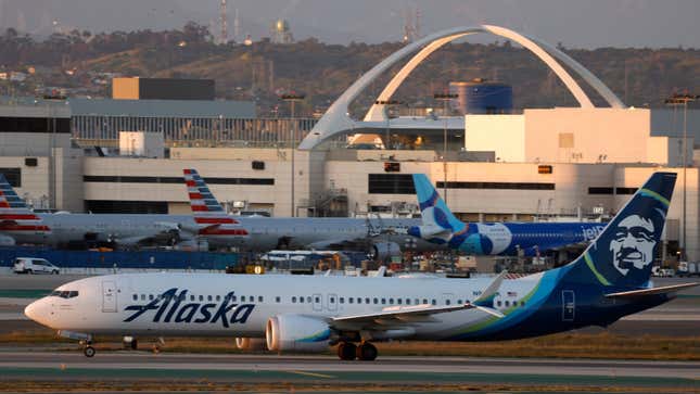 Planes at Los Angeles International Airport