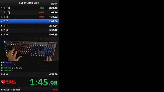 Niftski Breaks The Super Mario Bros. Speedrun Record With A