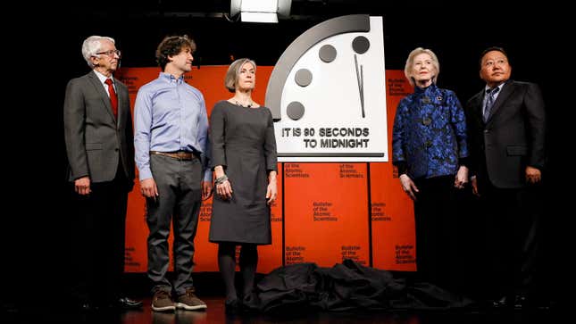 Image for article titled I'll Say It: The Doomsday Clock Is a Buzzkill