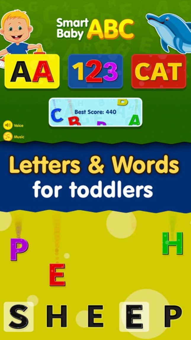 Smart Baby ABC Games: Toddler Kids Learning Apps Screenshots and Videos ...