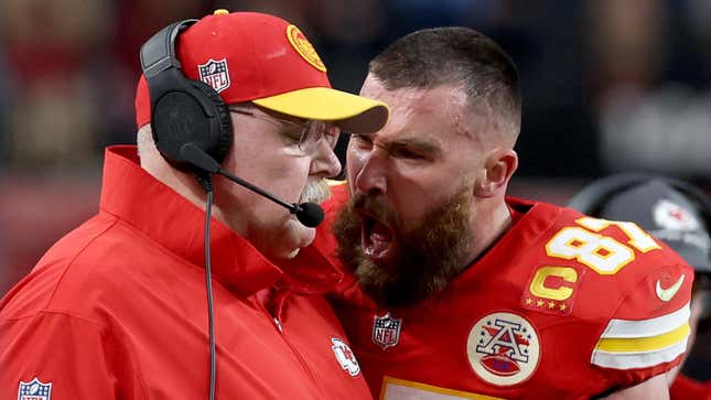Image for article titled Shannon Sharpe needs a rescue; 49ers turn on themselves; Let&#39;s look at who couldn&#39;t have gotten away with what Travis Kelce did