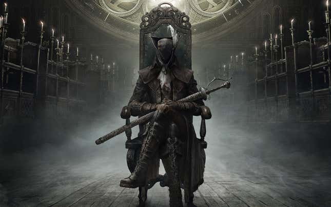 Artwork of Lady Maria from Bloodborne's expansion, The Old Hunters.