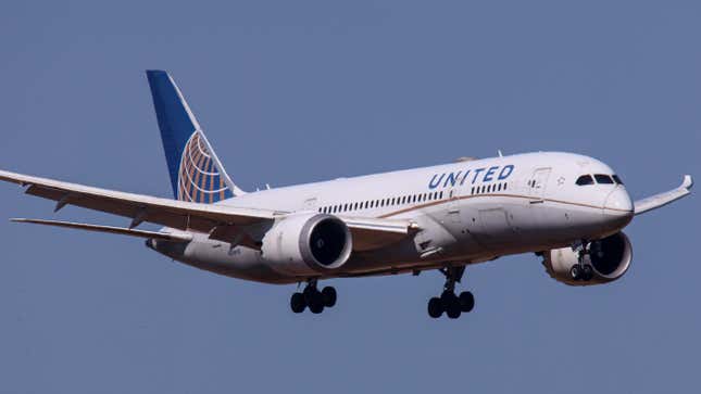 A United Airlines plane