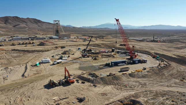 The Pumpkin Hollow Copper Mine is in Nevada, U.S.A.