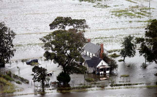 Image for article titled Photos: Florence’s destructive flooding, seen from the air
