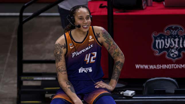 Brittney Griner Returns to U.S. Soil in 'Good Spirits,' Immediately Dunks Ball
