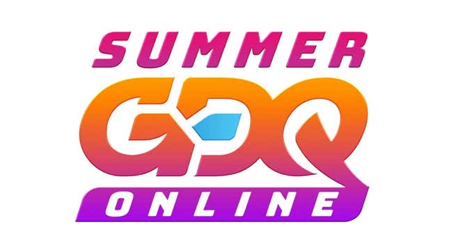 The logo for Summer Games Done Quick 2021