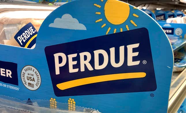 Perdue display at a grocery store