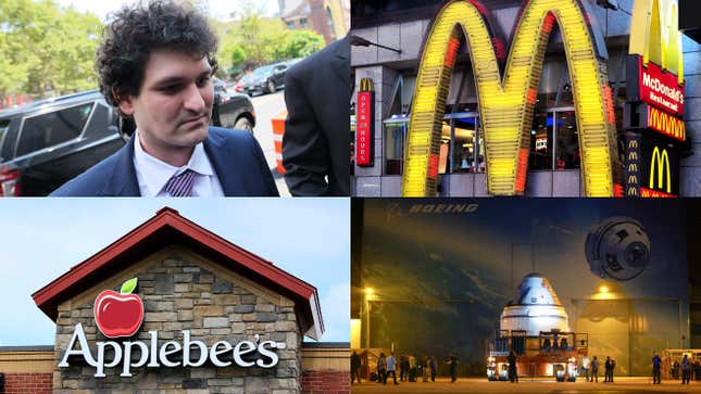 Image for article titled Inflation hits McDonald&#39;s, FTX customers get paid back, Spirt Airlines struggles: Business news roundup