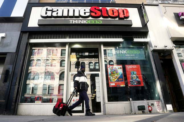 Bild für Artikel mit dem Titel Die GameStop-Aktie stürzt an ihrem möglicherweise schlimmsten Tag seit einem Jahr ab