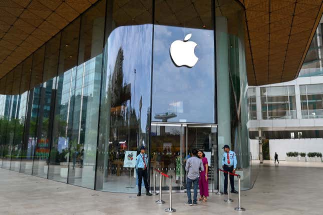 Apple Store in Mumbai.